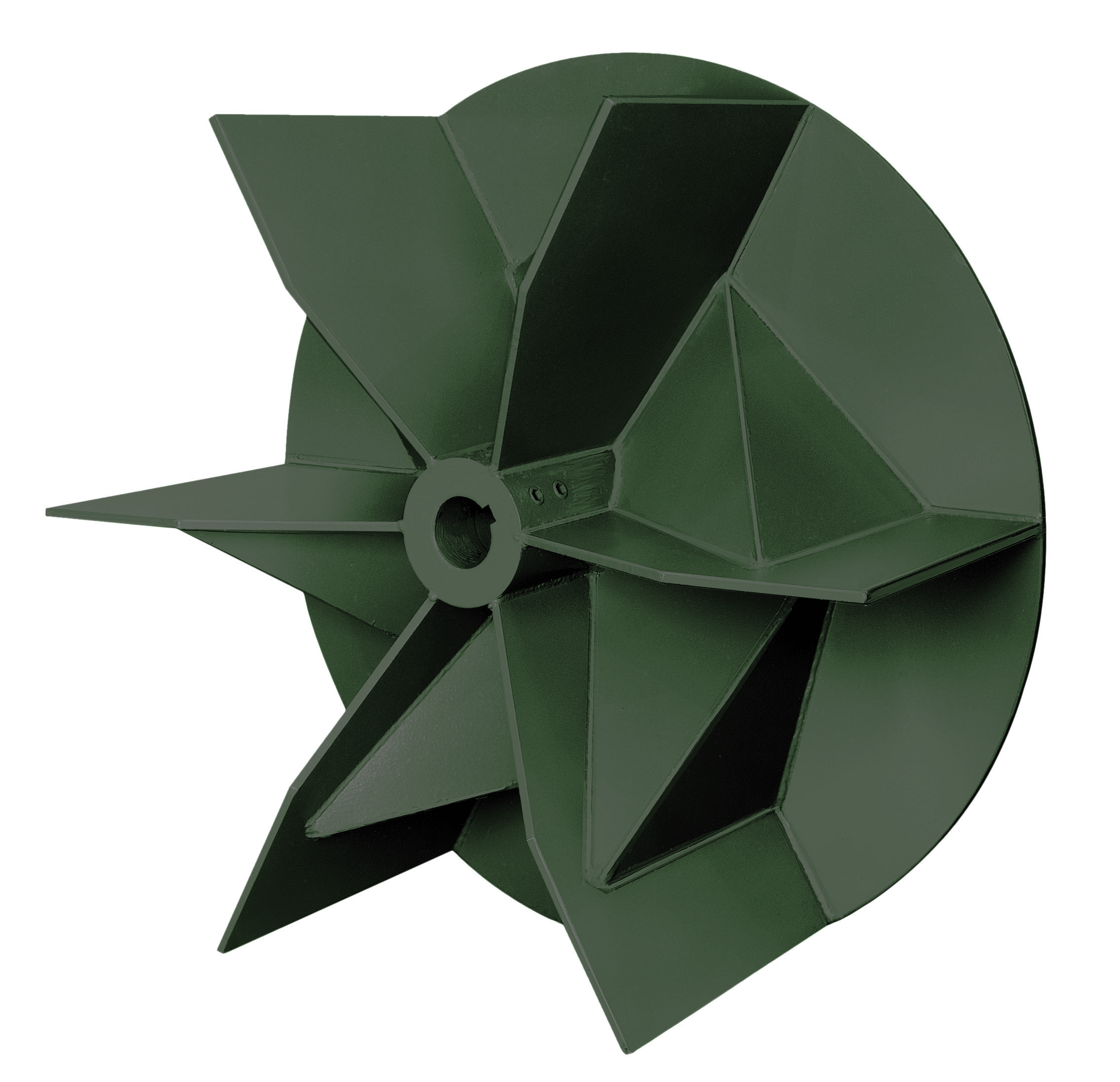 radial backplate wheel design