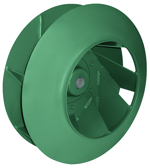 radial shrouded wheel design